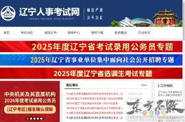 辽宁人事考试网