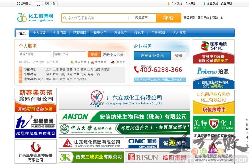 中国化工招聘网